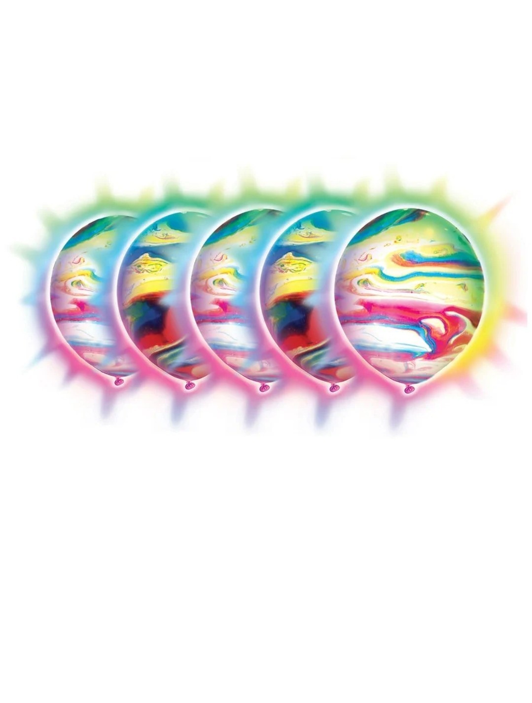Illooms Led Balloons Marble Light Up Balloons 5 Illooms Parties SEALED!