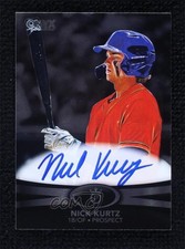 2023 Onyx Premium Black 10/75 Nick Kurtz #OPNK Auto 0j81