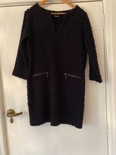 Phase Eight Navy Textured Dress – UK 10 – Elegant Work / Occasionwear –Structure