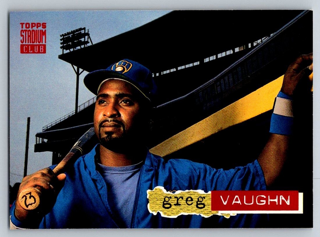 1994 Topps Stadium Club #378 Greg Vaughn