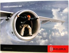 GILERA 49cc to 549cc Original Motorcycle Sales Brochure German English Text
