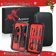 Portable 7 PCS Manicure Pedicure Set Nail Cli...