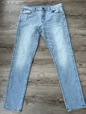 American Eagle Airflex Temp Tech Athletic Skinny Jeans Mens 34x34