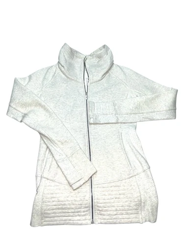 VETEMENTS Felpa con cappuccio Lululemon radiante grigio erica taglia 6 full zip tasca interna