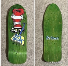 Prime Jason Lee "Gatto nel Cappello" Mini 1 di 70 Mazzo di Skateboard FIRMATO