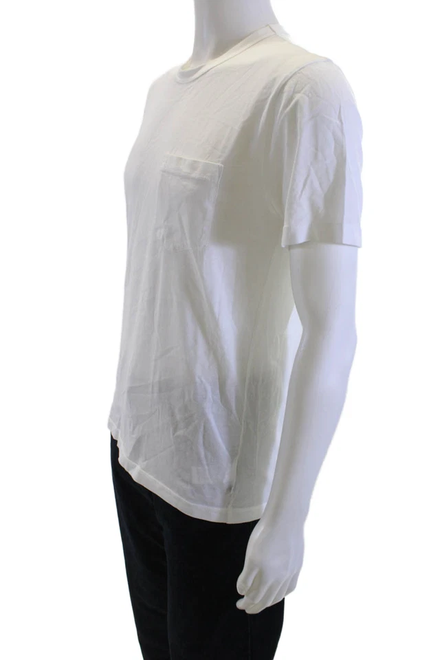 James Perse 男式 T 恤白色棉质圆领短袖 S 码 — 第 2/4 张图片