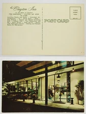 Vtg Chrome Postcard - The Clayton Inn Exterior, Clayton MO 63105 Modern Design
