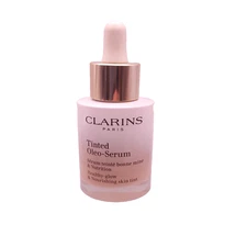 Clarins Tinted Oleo Serum 02 Healthy Glow Skin Tint Foundation 1oz 