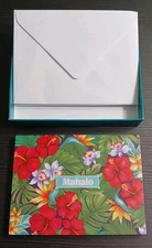 Island Heritage Mahalo Hawaiian Thank You Cards 10pc w Envelopes 
