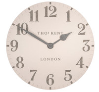 Thomas Kent Arabic Large Wall Clock Pink 20 Stone Effect