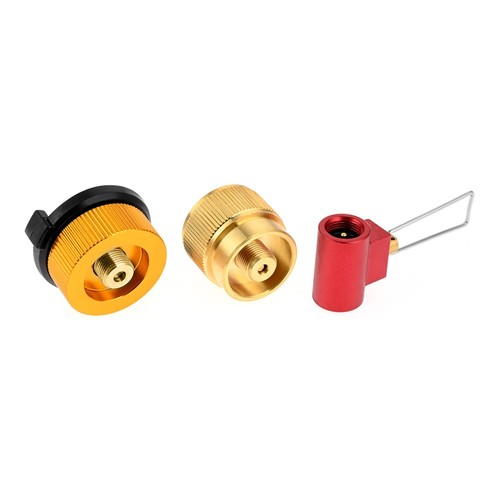 3PCS Camping Stove Gas Tank Adapter EN417 Set Burners Gas Refill Adapters BBQ - Picture 2 of 7