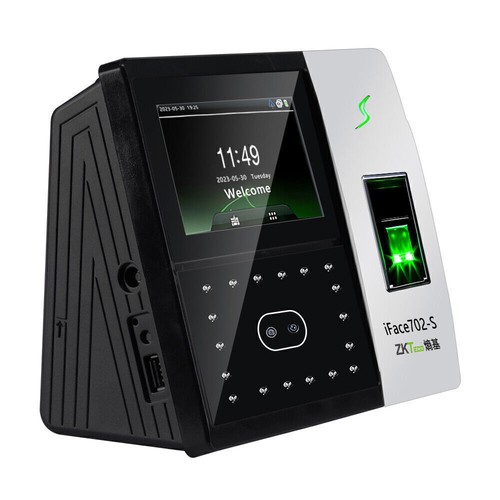 Máquina de asistencia de reconocimiento facial de huellas dactilares ZKTeco iFace702-S TCP/IP + ID - Imagen 4 de 8