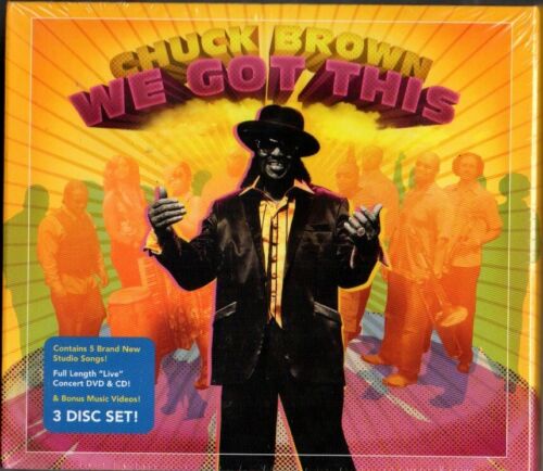 CHUCK BROWN - WE GOT THIS (2 Cds, 1 Dvd - Brand New / Sealed) - Picture 1 of 5