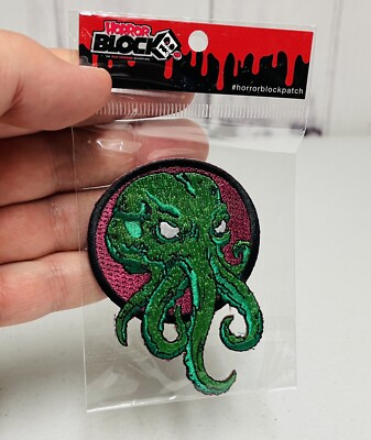 Cthulhu Horror Nerd Block Exclusive Collector Iron On Patch