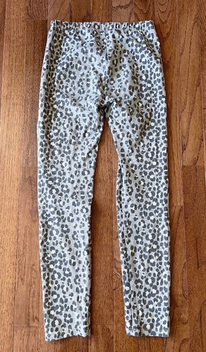 Gap Kids Girls Gray Leopard Cheetah Print Leggings, Size Medium (8-9). Adorable! - Picture 4 of 4