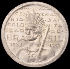 Brazil 100 Reis 1932 (GLIU-003E)