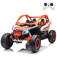 24V Kids Ride On UTV Car for Kids Electric Can-Am 4 Wheeler Off-Road W/Remote