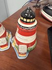Collectible Vintage Lighthouse Salt And Pepper Shaker Nautical 4.5”