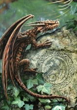 FANTASY ART - SPINY WOODLAND HOPPER - ANNE STOKES MOUNTED ART PRINT