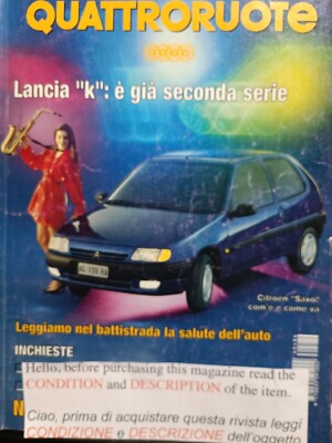 Quattroruote 1996 486.Citroën Saxo 1.4 VTL,Fiat Punto,Coupé,Suzuki Baleno 1.6 GS