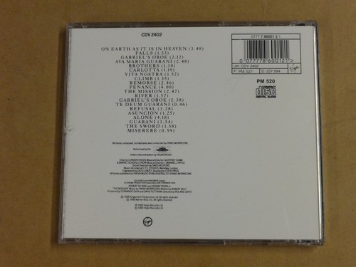 CD / ENNIO MORRICONE - THE MISSION - Imagen 2 de 2