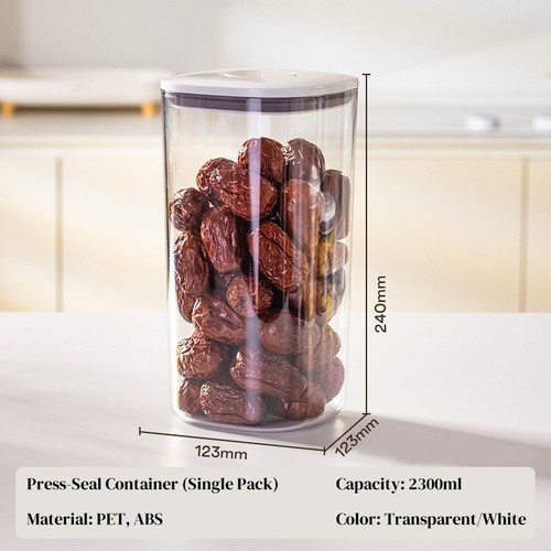 Food Storage Container Kitchen Dry Food Pantry Organiser Airtight Lid Waterproof - Picture 14 of 15