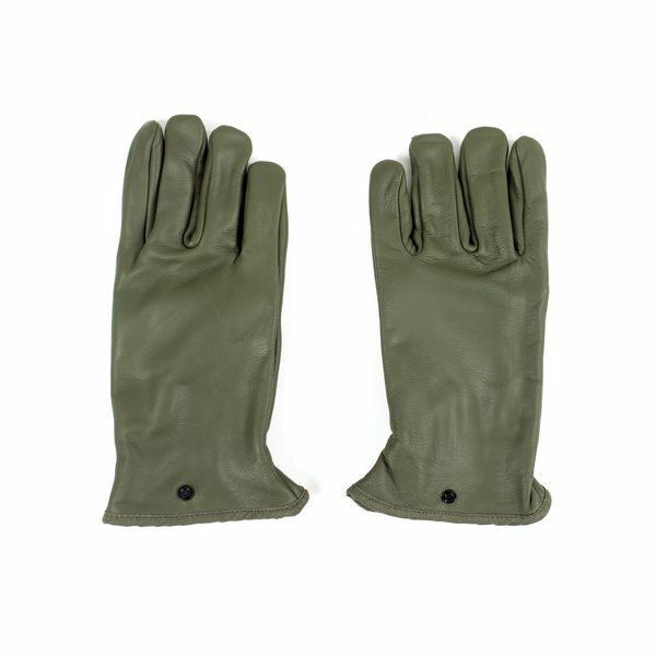 小物 French military glove French Military WWII Style Leather Wool Gloves Original
