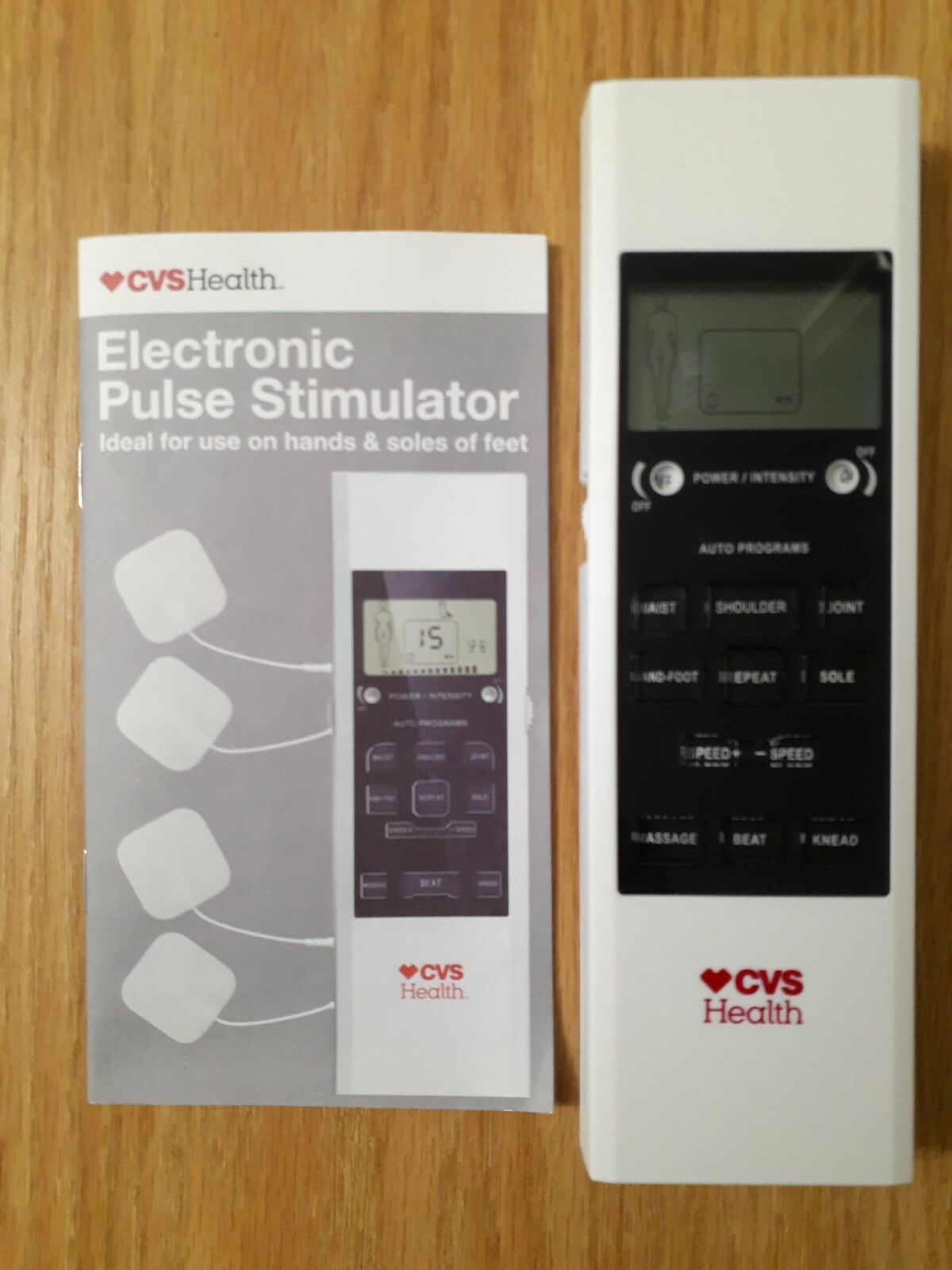 CVS Health Electronic Pulse Stimulator TENS Muscle Pain Relief NWOB