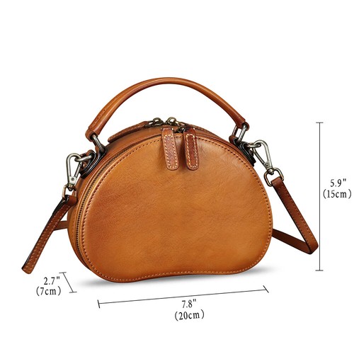 Small Purses and Handbags Women Genuine Leather Phone Crossbody Shoulder Bag - Picture 6 of 14