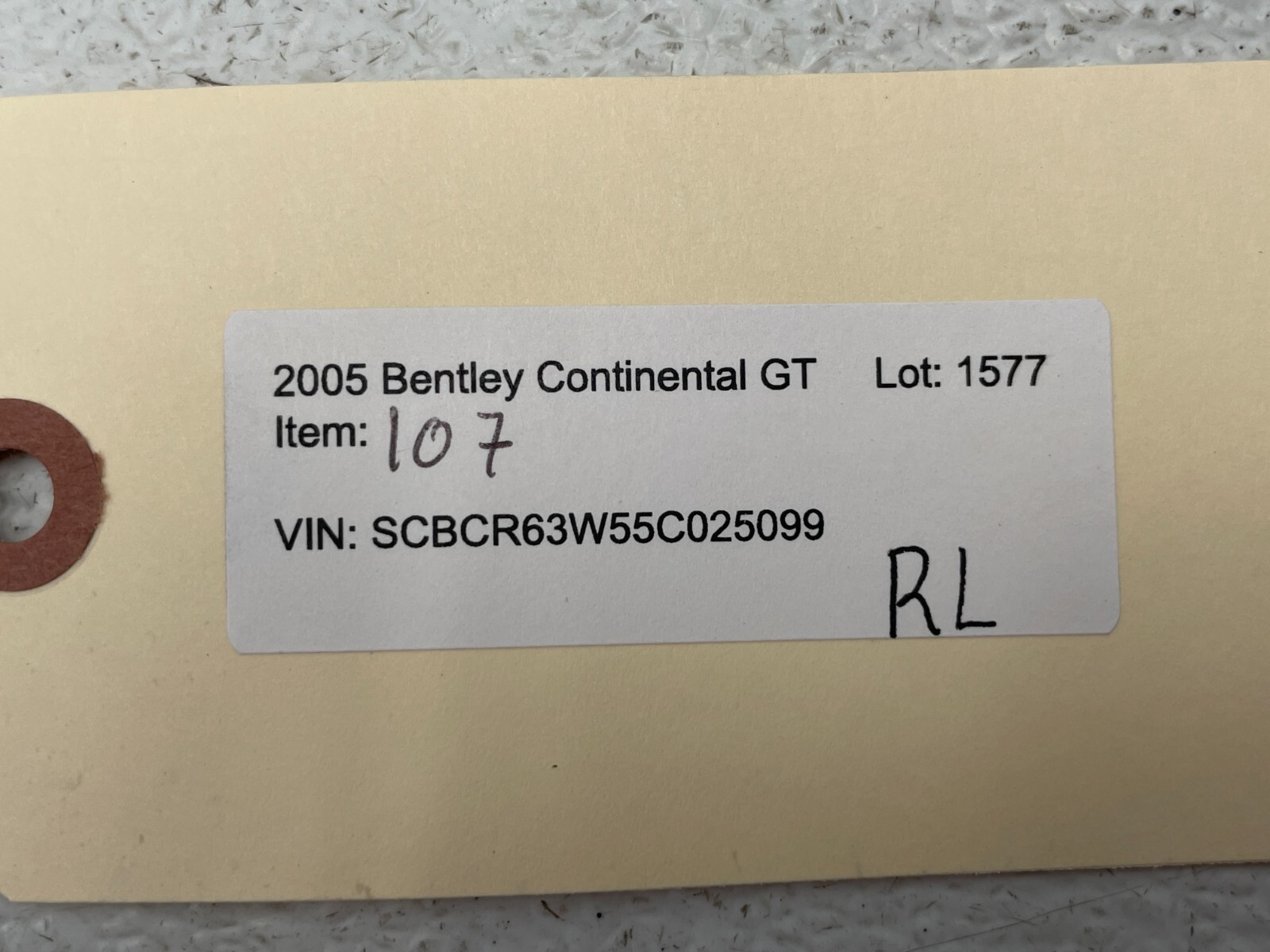 03-07 Bentley Continental GT Rear Left Driver Upper Top Seat Cushion 1577 OEM