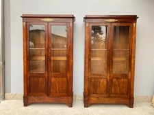 Coppia di Librerie Impero in Mogano- Restaurata (in corso d'opera)_car 2714-2715