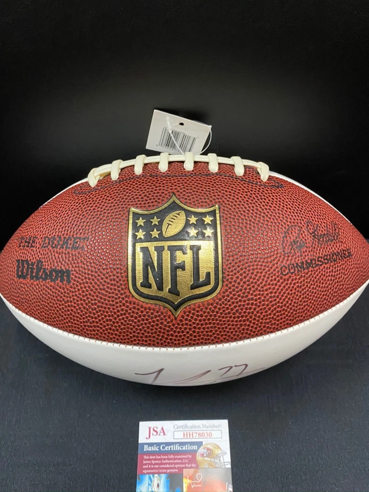 MIAMI DOLPHINS FIRMADO JAKE LARGO PANEL BLANCO FÚTBOL AMERICANO NFL CON CERTIFICADO DE AUTENTICIDAD JSA HH78030 Foto 4 de 4