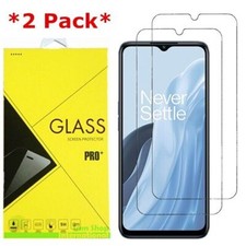 2Pack Premium Real Tempered Glass Screen Protector For ONEPLUS Nord N300 5G