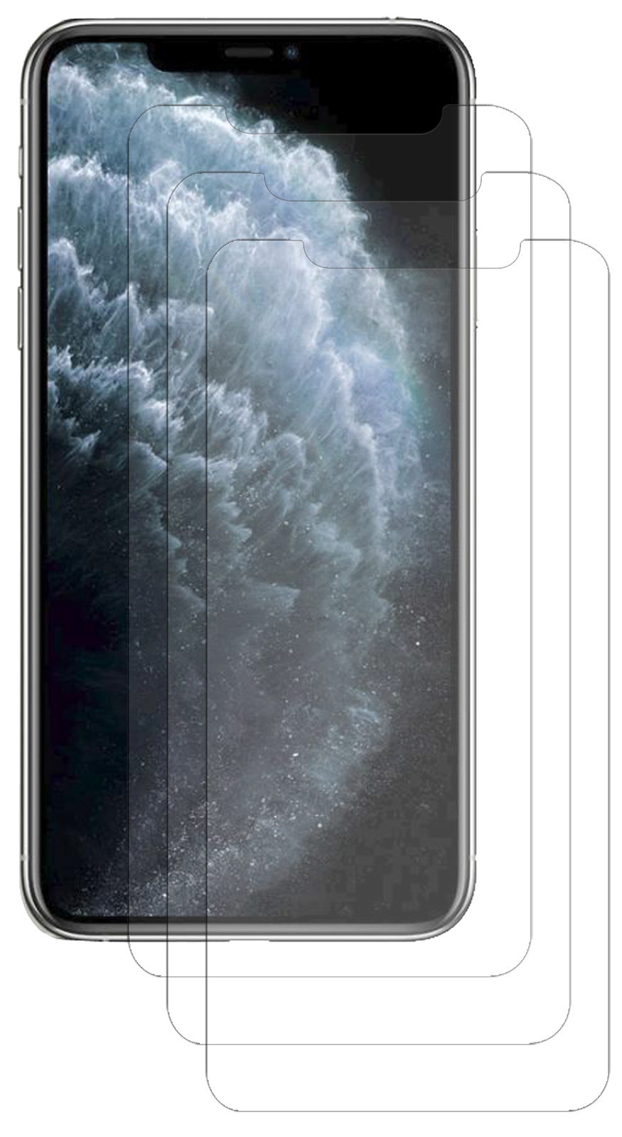 3-кратный матовый дисплей премиум-класса Schutz Folie Folien matte для iPhone 11 Pro
