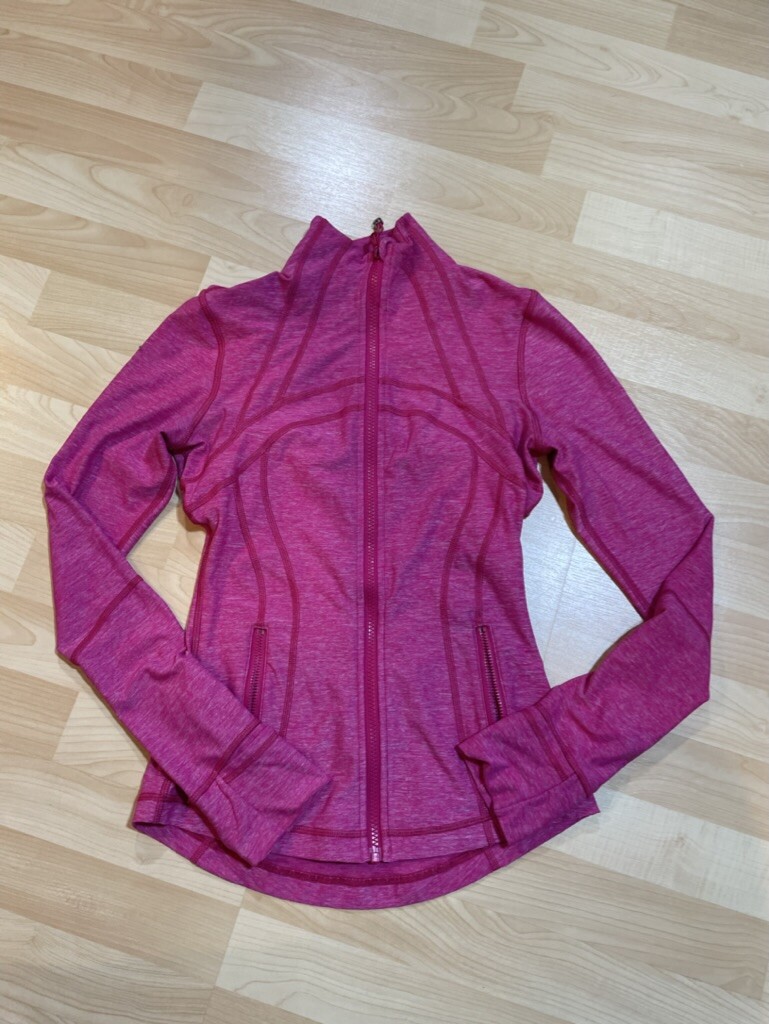 Lululemon Define Jacket Heathered Paris Pink EUC! Rare! Gorgeous! LN!