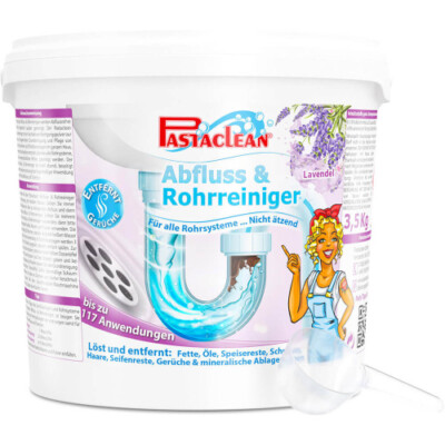 Pastaclean Abfluss- & Rohrreiniger (Lavendel), 3,5Kg 