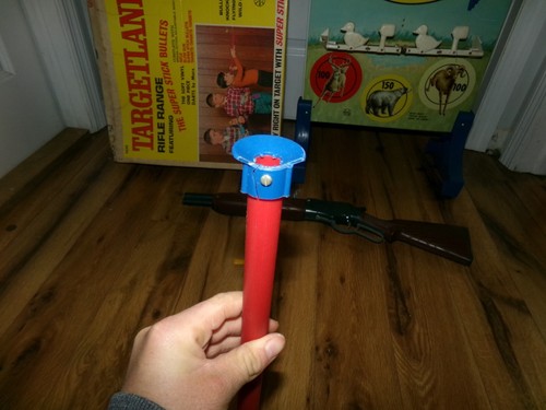 Vintage Marx #5650 Targetland Rifle Range Shooting Gallery Toy Set Original Box - Picture 11 of 21