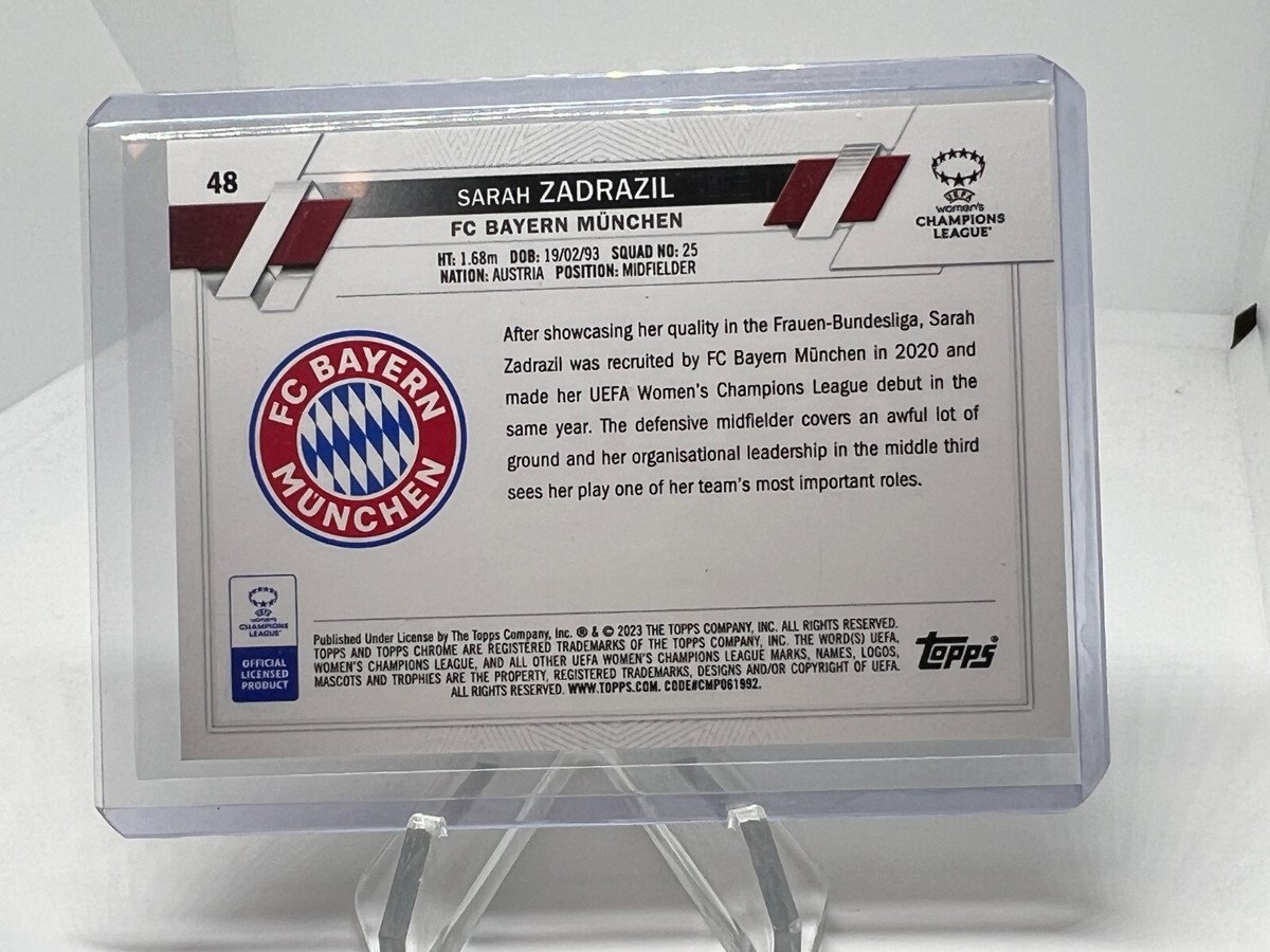 2022 Topps Chrome UEFA Women's Champions League Pulsar