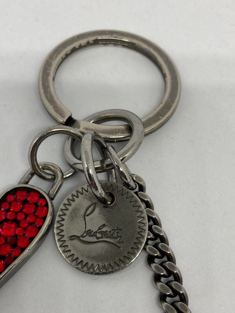 すぐ届く♪Christian Louboutin*Red Sole keyring キーリング Christian Louboutin Red Sole Keychain – Red & Gold Metal Key