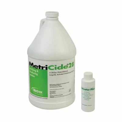 Metrex MetriCide Plus 28-Day glutaraldehyde Solution 1 gallon with Activator USA