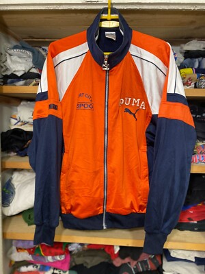 Vintage light jacket windbreaker Puma sport city Espoo 90s 