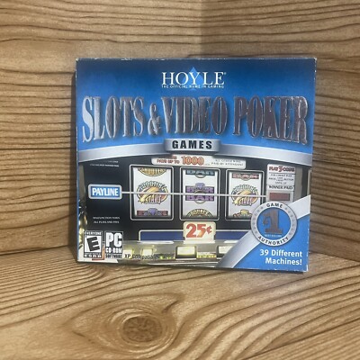 Hoyle Slots & Video Poker (PC, 2005) Computer Video Game with Jewel Case