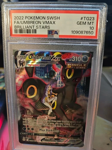 Umbreon VMAX TG23/TG30 Swsh09: Brilliant Stars Trainer Gallery Holo