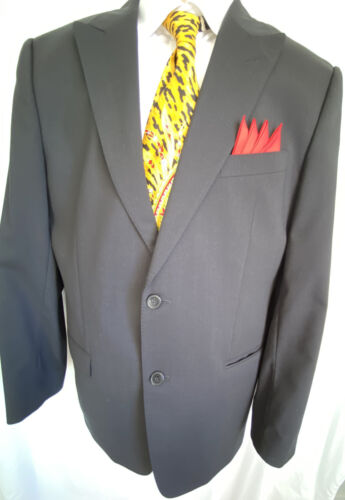 Versace 2pcs men’s black suit sz 44, Pristine Condition - Picture 2 of 12