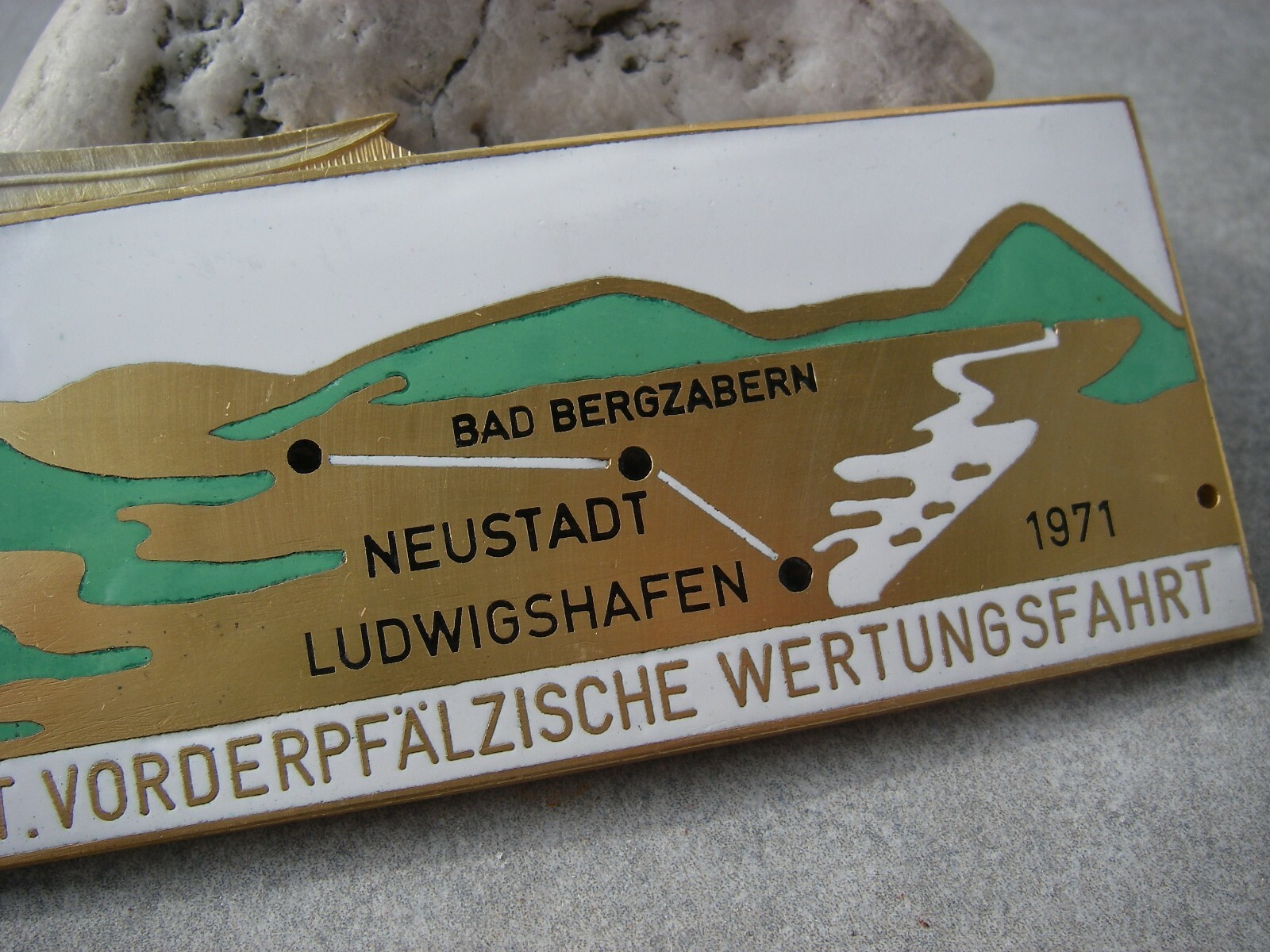 Parkplatz-Schild Emailliert – 15 X 20 Cm, Weiß – Mit Aufschrift „Défense De Parker“