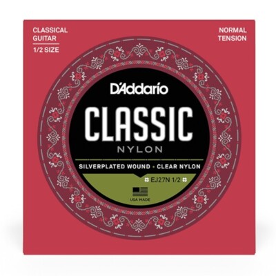 D'ADDARIO EJ27N-1/2 Classic Nylon Normal   Saiten für Konzertgitarre   .029-.045