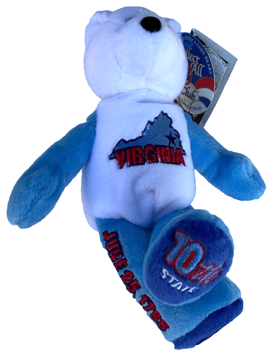 Limited Treasures Coin Bear 50 States of America Bear Virginia 10TH STATE 2002 - Picture 4 of 11