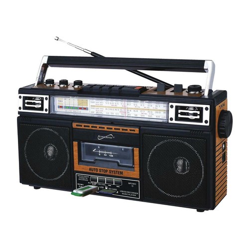 Reproductor de radio y casetes de 4 bandas + convertidor de casete-MP3 y Bluetooth (SC-3201BT) - Imagen 5 de 7