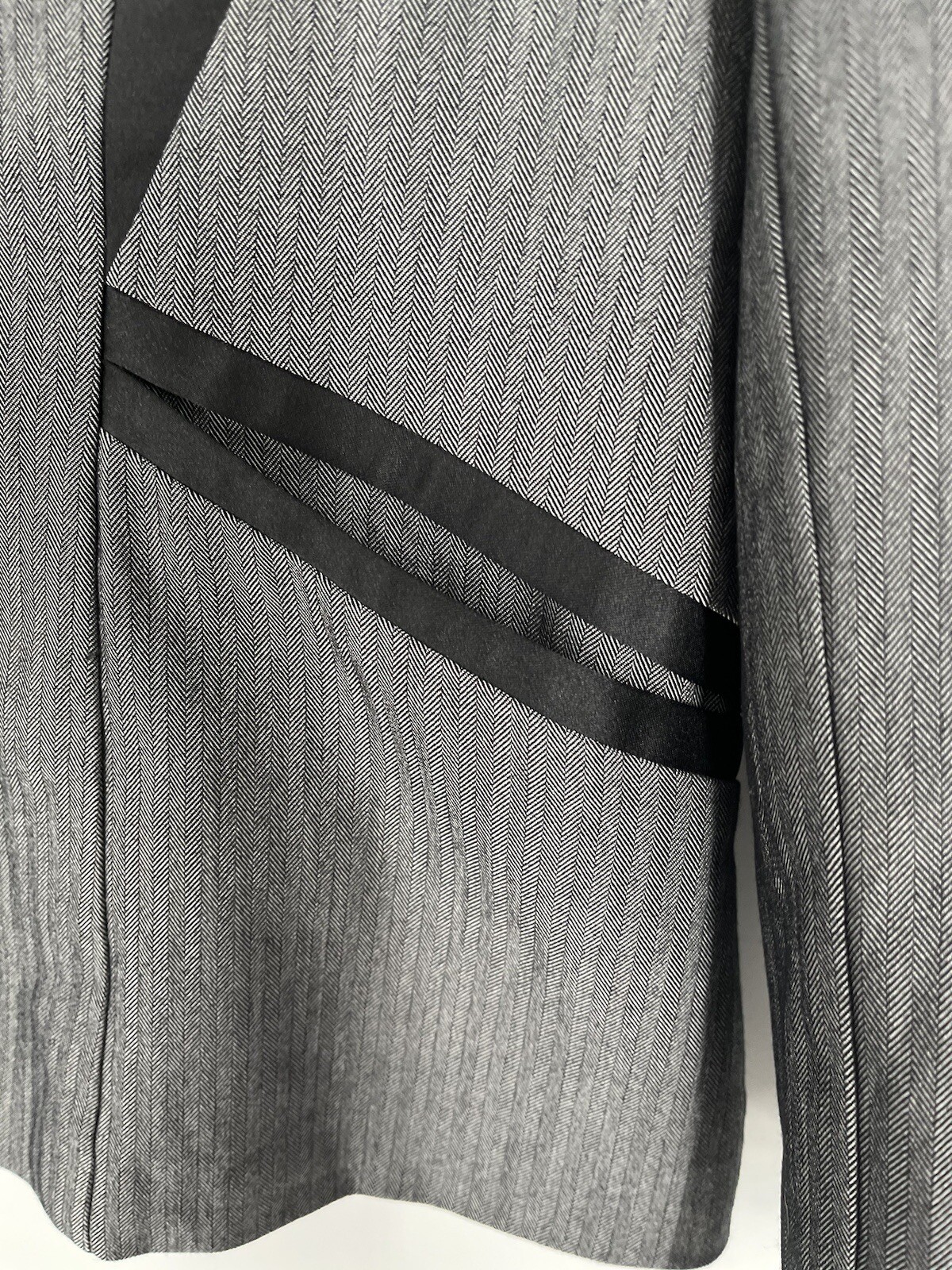 APOSTROPHE women's gray 2 button lined blazer 14 … - image 6