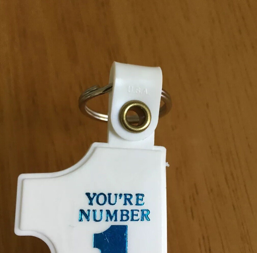 Vintage Keychain CENTURY 21 Comstock Realty Group Key Ring Fob Lisle